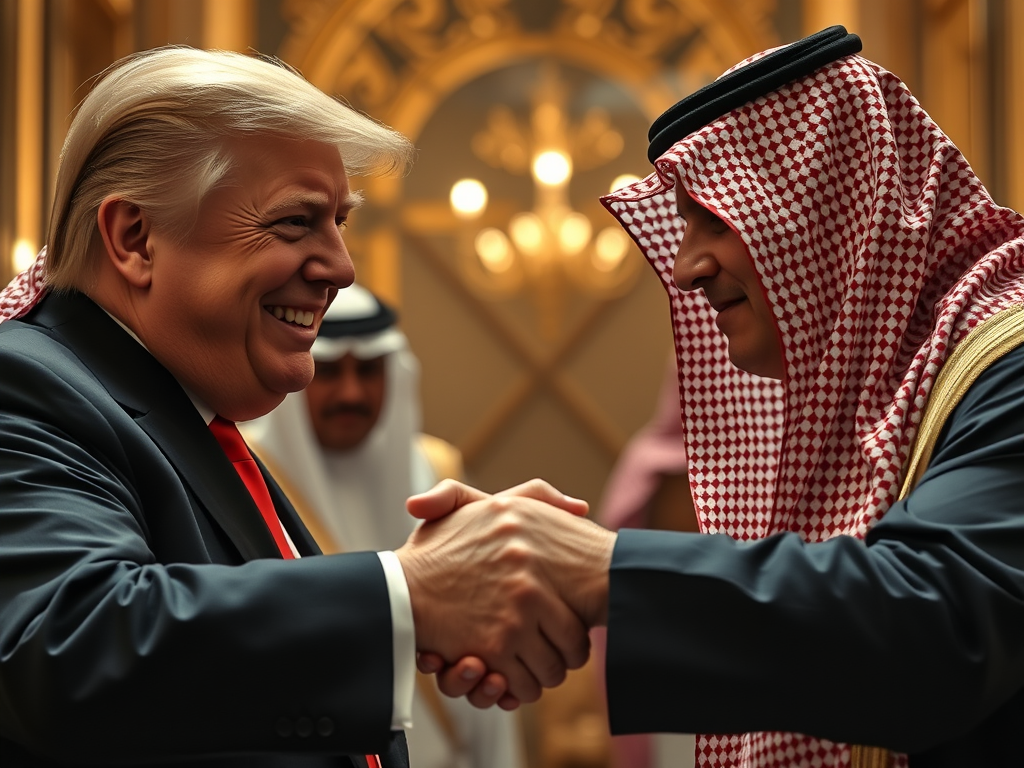 Trump’s Surreal Handshake: Diplomacy or Danger?