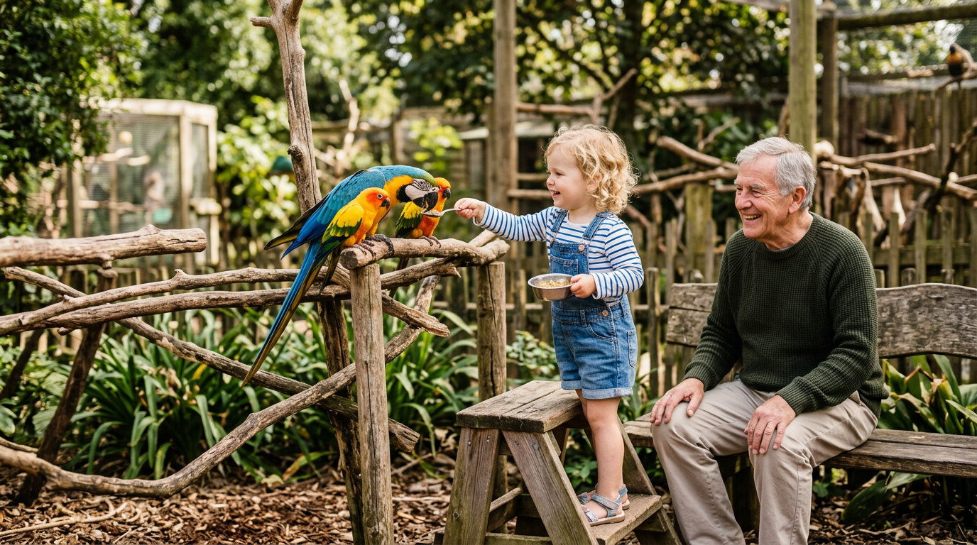 She Keeps Asking About the Parrots. I Realized It’s Not About the Birds.
