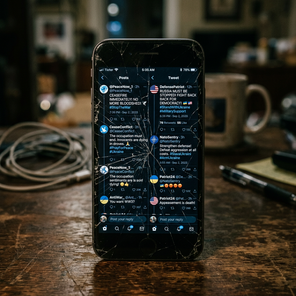 Why Online War Debates Collapse Into Anger Instead of Understanding